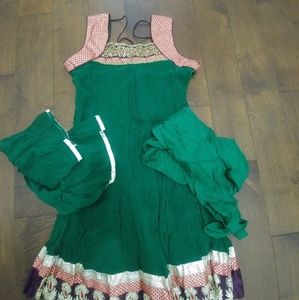 Indian Dress with skinny bottom and duppatta